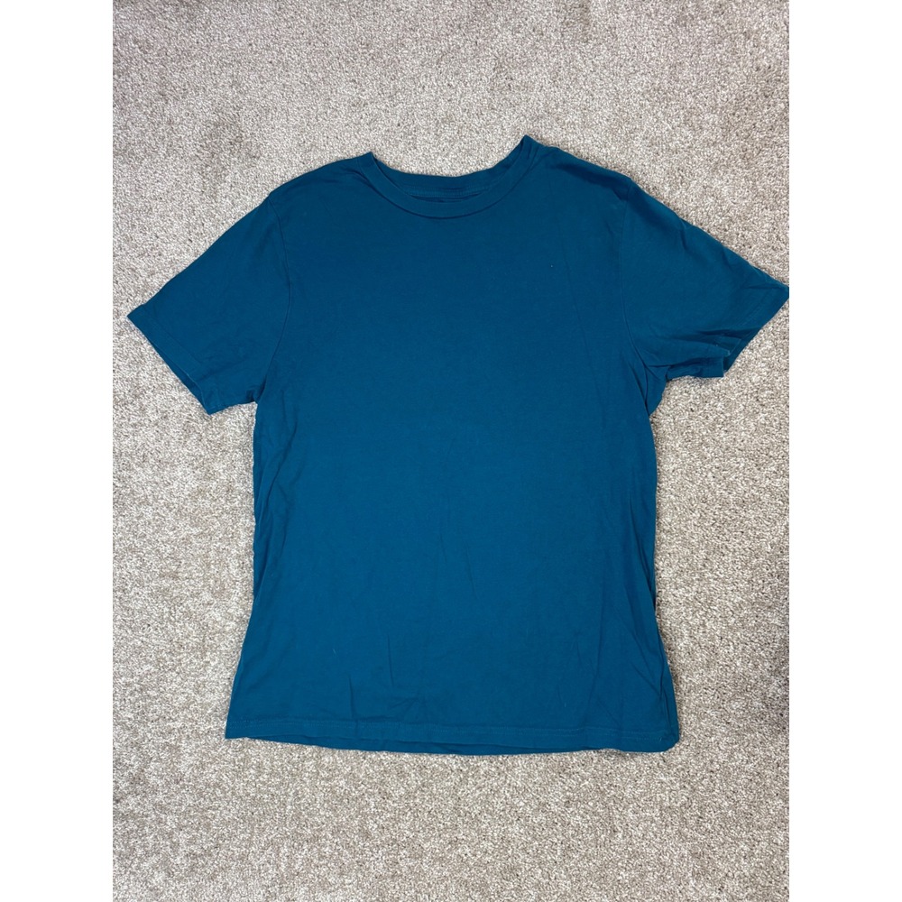 Old Navy Mens Soft-Washed Crew Neck T-Shirt Teal Blue Small Short Sleeve Tee